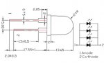 Светодиод ARL-10080UBC4-20 (Arlight, 10мм (круглый)) Arlight 8761