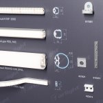 Стенд Профиль Накладной LUX-E9-1760x600mm (DB 3мм, пленка, подсветка) (Arlight, -) Arlight 899