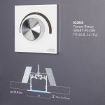 Стенд Профиль Встраиваемый LUX-E13-1760x600mm (DB 3мм, пленка, подсветка) (Arlight, -) Arlight 903