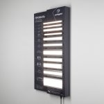 Стенд Профиль встраиваемый ARL-1100x600mm-02 (DB 3мм, пленка, лого) Arlight 996