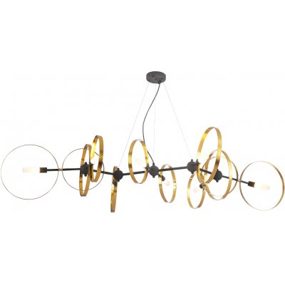 Светильник Crystal lux ARMONICA SP8 BLACK/BRASS V1 Светильник Crystal lux ARMONICA SP8 BLACK/BRASS V1