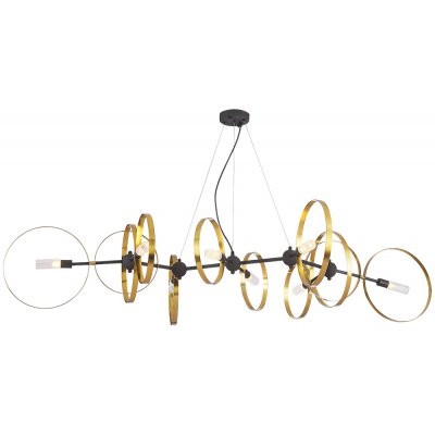 Светильник Crystal lux ARMONICA SP8 BLACK/BRASS V2 Светильник Crystal lux ARMONICA SP8 BLACK/BRASS V2