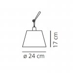 Рассеиватель для бра Artemide 0372050A Tolomeo