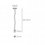 Подвесной светильник Artemide 0388020A Logico Sospensione