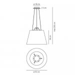 Потолочное крепление Artemide 0782010A