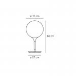 Торшеры / Настольные лампы Artemide 1049010A Castore Tavolo 