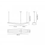 Подвесной светильник Artemide L860510 Mouette