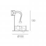 Встраиваемый светильник Artemide M042500