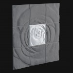 3D Дизайнерское панель из гипса Artpole ROSE - Пятый элемент, 600*600мм, 0,36м2 (арт.М-0044-5)