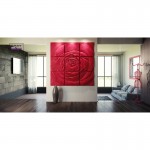 3D Дизайнерское панно из гипса Artpole ROSE, 1800*1800мм, 3,24м2 (арт.М-0044)