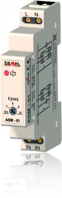 Zamel Таймер лестничный 10с-10мин 16А IP20 на DIN рейку (ASM-01) Zamel Таймер лестничный 10с-10мин 16А IP20 на DIN рейку (ASM-01)