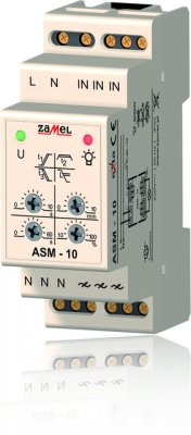 Zamel Таймер лестничный 2с-10мин 600Вт с функц. антиблокировки плавное вкл/выкл IP20 на DIN рейку (ASM-10) Zamel Таймер лестничный 2с-10мин 600Вт с функц. антиблокировки плавное вкл/выкл IP20 на DIN рейку (ASM-10)