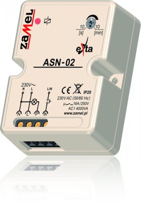 Zamel Таймер лестничный 10с-14мин 16А с функц. антиблокировки IP20 крепление на плату (ASN-02) Zamel Таймер лестничный 10с-14мин 16А с функц. антиблокировки IP20 крепление на плату (ASN-02)