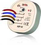 Zamel Таймер лестничный 10с-14мин 5А с функц. антиблокировки IP40 в монтаж. кор. д60 (ASP-02)
