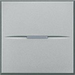 Legrand Bticino Axolute HC4005/2 Алюминий Axial Выключатель кнопочный 10А (1NO контакт), 2 мод