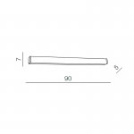 Настенный светильник Azzardo Peter 90 AZ2089