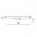 Подсветка для зеркал Azzardo Jaro 90 AZ2097