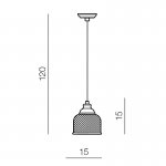 Подвесной светильник Azzardo Mora 1 AZ2109