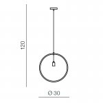 Подвесная люстра Azzardo Krug AZ2113