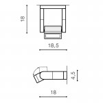 Настенный светильник Azzardo Frame wall AZ2133