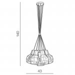 Подвесной светильник Azzardo Carron 7 AZ2142