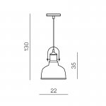 Подвесной светильник Azzardo Darling 1 AZ2143