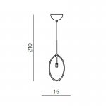Подвесной светильник Azzardo Diana 1 AZ2150