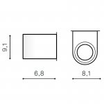 Настенный светильник Azzardo Rimini 1 AZ2175