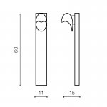 Уличный светильник Azzardo Matera 600 AZ2185