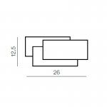 Настенный светильник Azzardo Clover square AZ2199