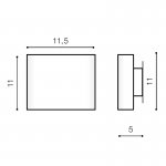 Настенный светильник Azzardo Vigo AZ2202