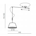 Потолочный светильник Azzardo Malaga AZ2313