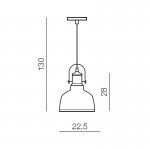 Подвесной светильник Azzardo Darling 1 AZ2409