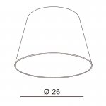 Абажур Azzardo Shade ZF 26 AZ2601