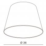 Абажур Azzardo Shade ZF 36 AZ2605