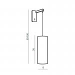 Настенный светильник Azzardo Almeria AZ2613