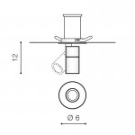 Встраиваемый светильник Azzardo Lina AZ2708