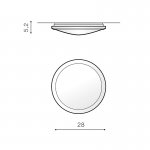 Накладной светильник  Azzardo Junona 28 AZ2746