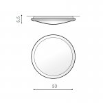 Накладной светильник  Azzardo Junona 33 AZ2749