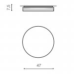 Накладной светильник  Azzardo Sona 47 CCT AZ2761