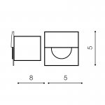 Встраиваемый светильник Azzardo Sane FI 40 AZ2765