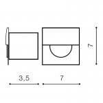Встраиваемый светильник Azzardo Sane FI 60 AZ2771