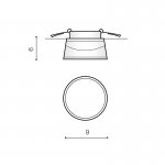 Накладной светильник  Azzardo Una AZ2772