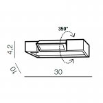 Настенный светильник Azzardo Dali 30 AZ2789