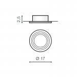 Встраиваемый светильник Azzardo Stan AZ2811