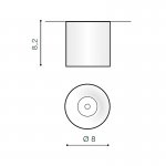 Накладной светильник  Azzardo Mane AZ2845