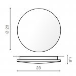 Настенный светильник Azzardo Ancona L AZ2852