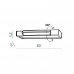 Настенный светильник Azzardo Dali 60 AZ2894