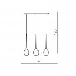 Подвесной светильник Azzardo Izza 3 AZ2937