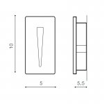 Встраиваемый светильник Azzardo Raggio AZ2964